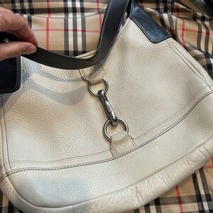 Authentic Coach All Leather White Purse